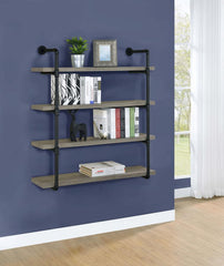Elmcrest Grey 40"w Wall Shelf - furniture place usa