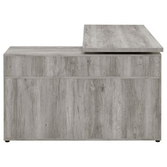 Hertford Grey L-shape Desk - furniture place usa