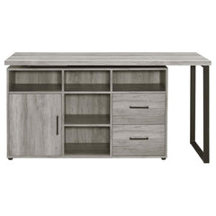 Hertford Grey L-shape Desk - furniture place usa