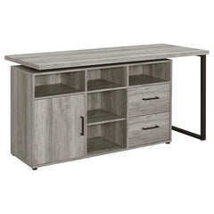 Hertford Grey L-shape Desk - furniture place usa