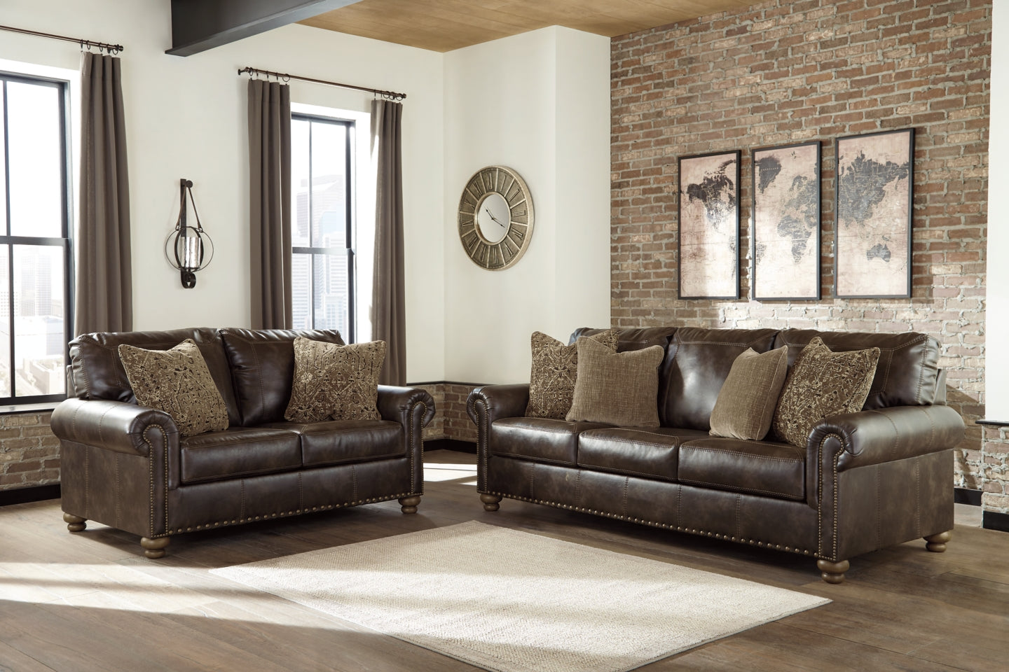 Nicorvo Loveseat - furniture place usa