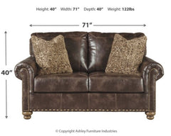 Nicorvo Loveseat - furniture place usa