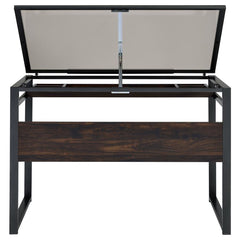 Pantano Grey Drafting Desk - furniture place usa
