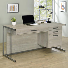 Loomis Grey Computer Desk - furniture place usa