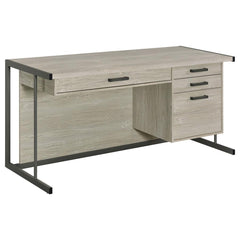 Loomis Grey Computer Desk - furniture place usa