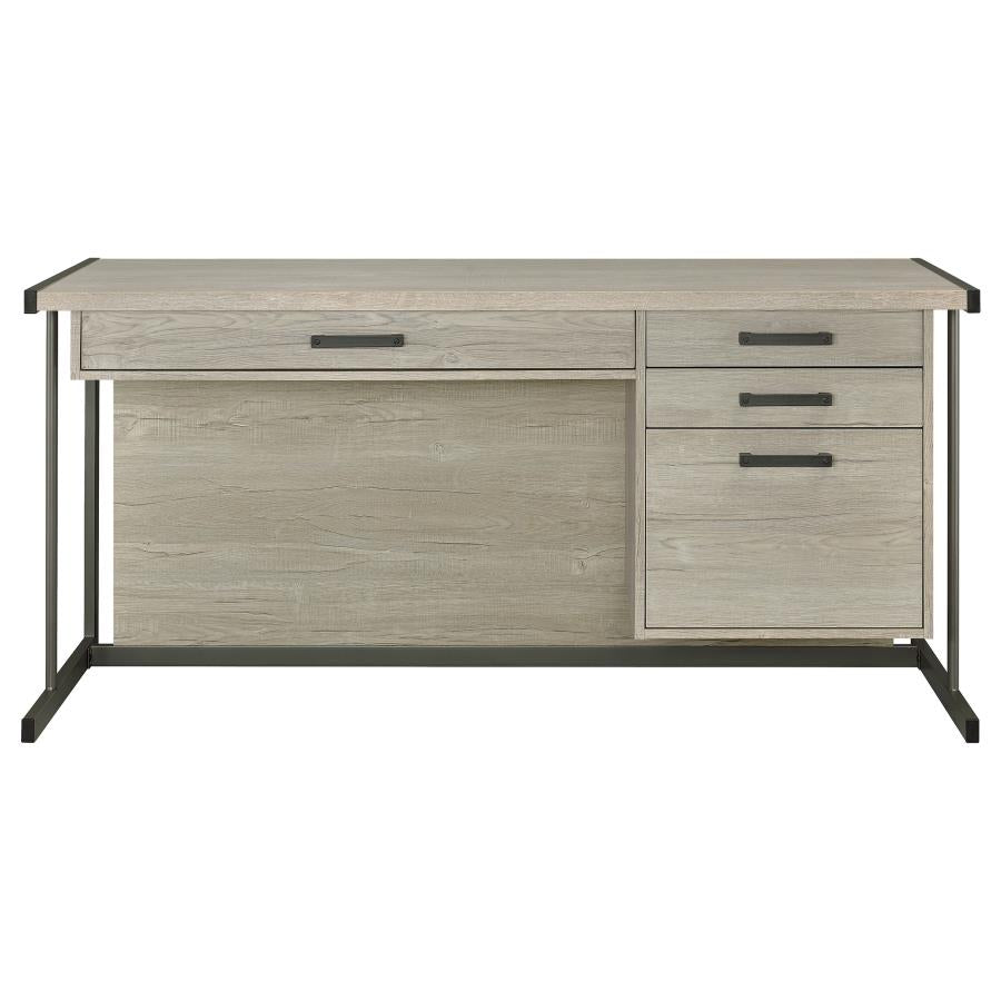 Loomis Grey Computer Desk - furniture place usa
