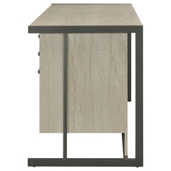 Loomis Grey Computer Desk - furniture place usa