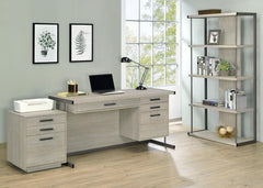 Loomis Grey Computer Desk - furniture place usa