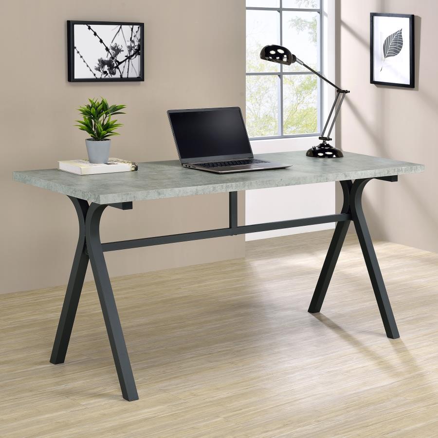Tatum Grey Writing Desk - furniture place usa