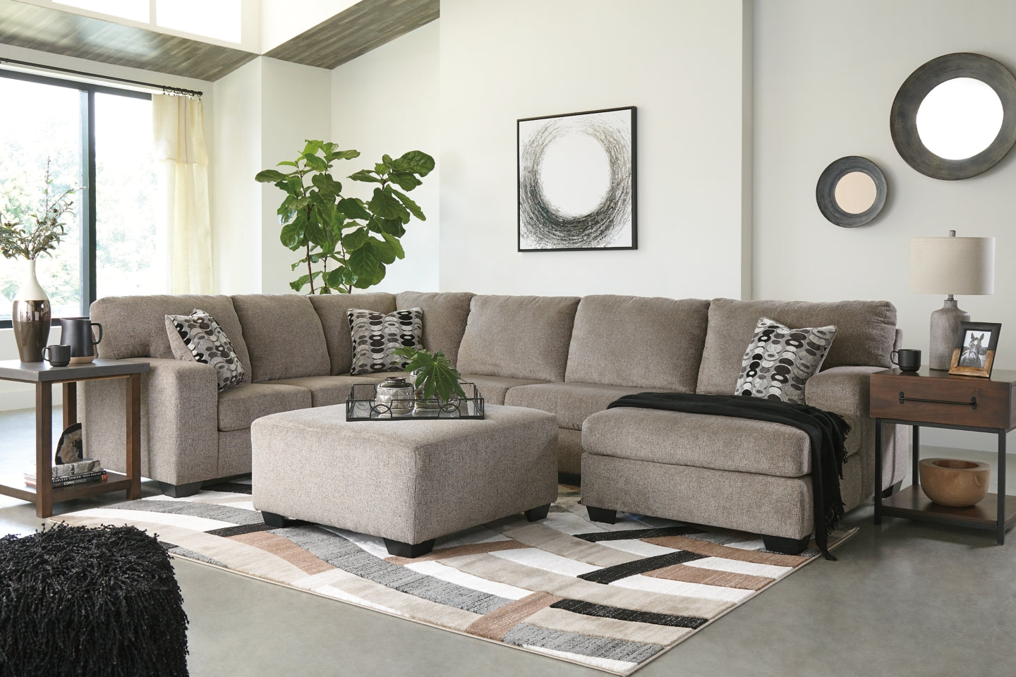 Ballinasloe Oversized Ottoman - furniture place usa