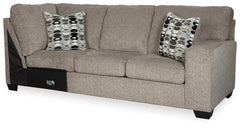 Ballinasloe 3-Piece Sectional with Ottoman - furniture place usa