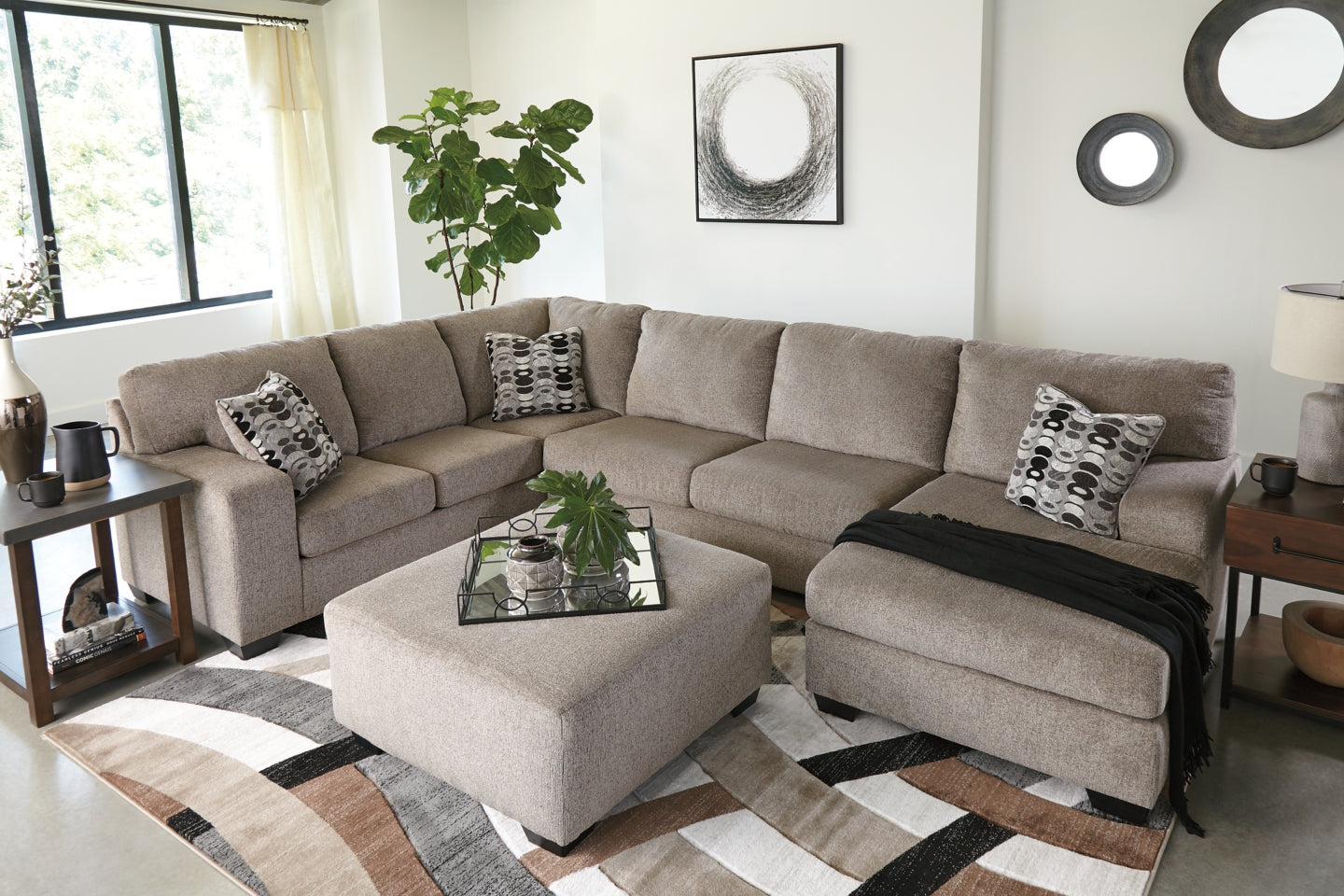 Ballinasloe Oversized Ottoman - furniture place usa