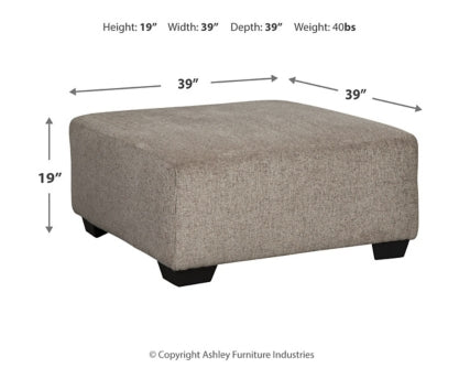 Ballinasloe 3-Piece Sectional with Ottoman - furniture place usa