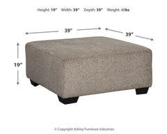 Ballinasloe 3-Piece Sectional with Ottoman - furniture place usa