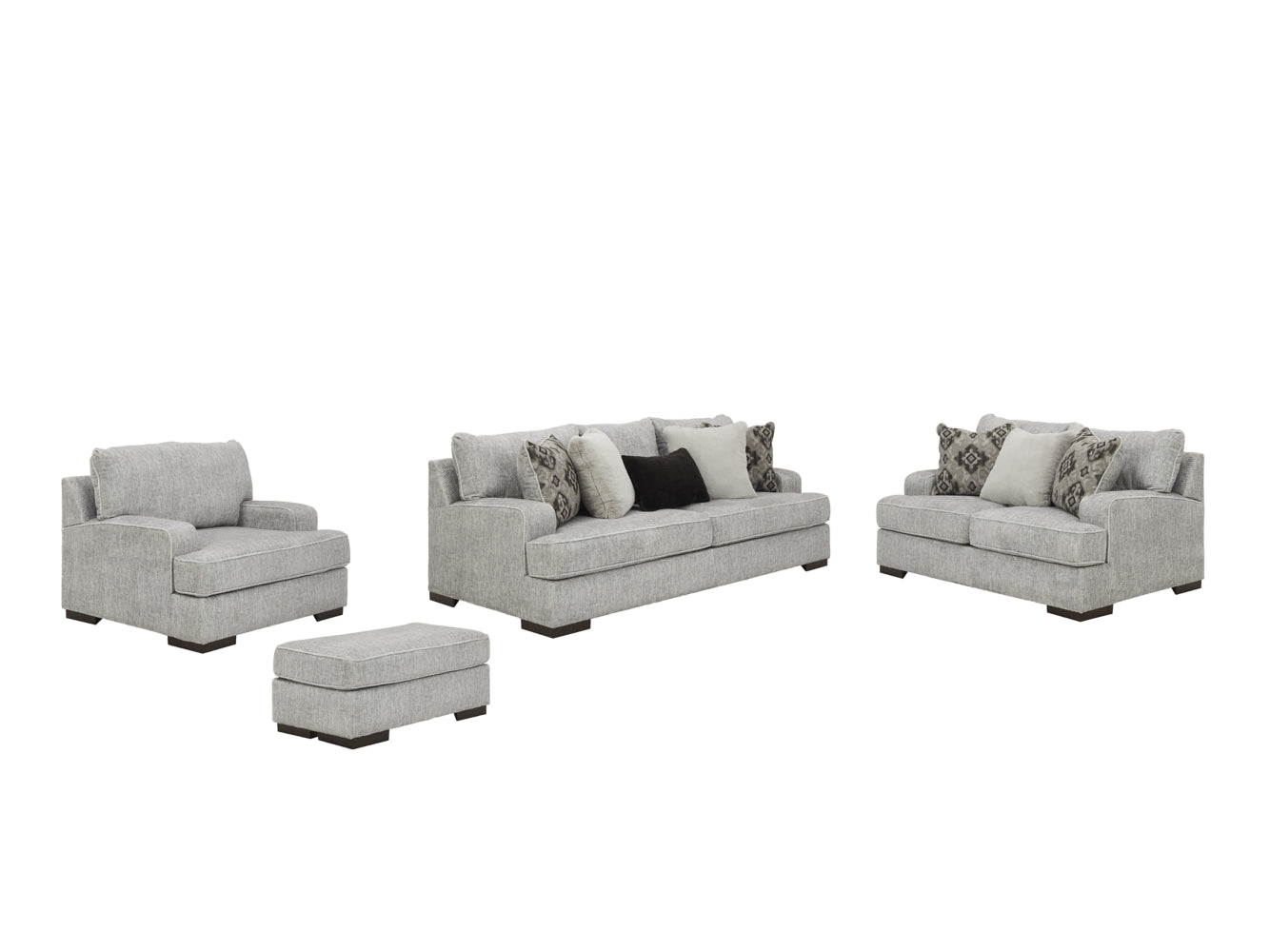 Mercado Sofa, Loveseat, Chair and Ottoman - furniture place usa