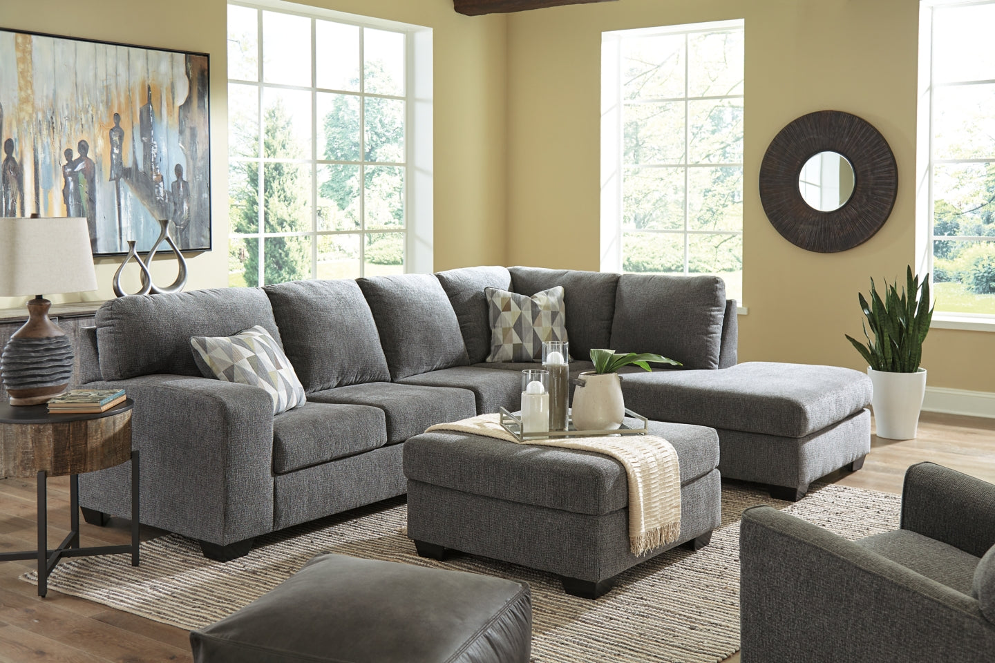 Dalhart 2-Piece Sectional with Recliner - PKG002360 - furniture place usa