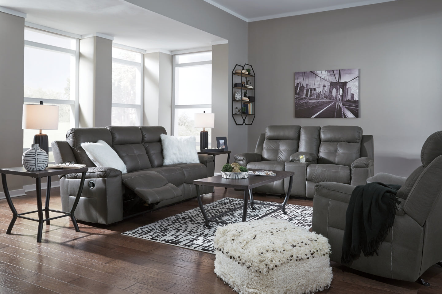 Jesolo Reclining Sofa - furniture place usa