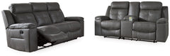 Jesolo Reclining Sofa and Loveseat - furniture place usa