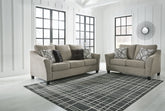 Barnesley Sofa and Loveseat - furniture place usa