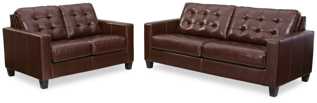 Altonbury Sofa and Loveseat - furniture place usa