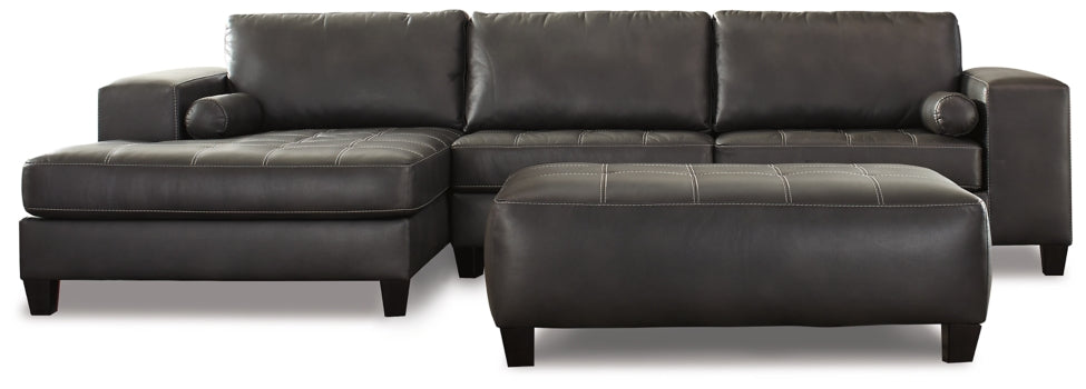 Nokomis 2-Piece Sectional with Ottoman - PKG011026 - furniture place usa