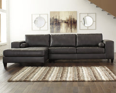 Nokomis 2-Piece Sectional with Ottoman - PKG011026 - furniture place usa