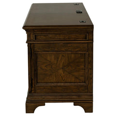 Hartshill Brown Credenza Desk - furniture place usa