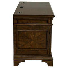 Hartshill Brown Credenza Desk - furniture place usa
