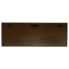 Hartshill Brown Credenza Desk - furniture place usa