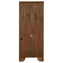 Hartshill Brown Cabinet Bookcase - furniture place usa