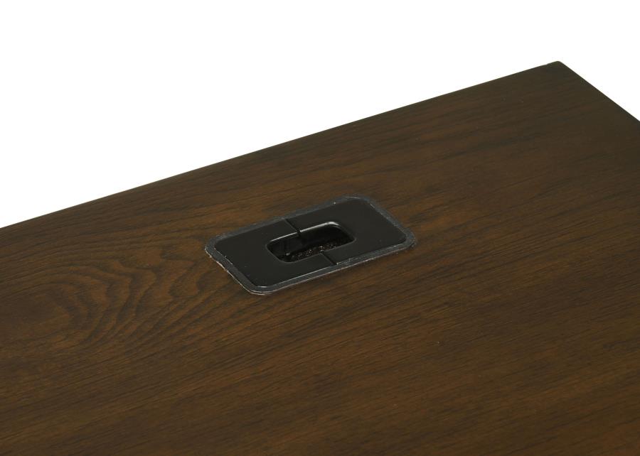 Marshall Brown Credenza Desk - furniture place usa