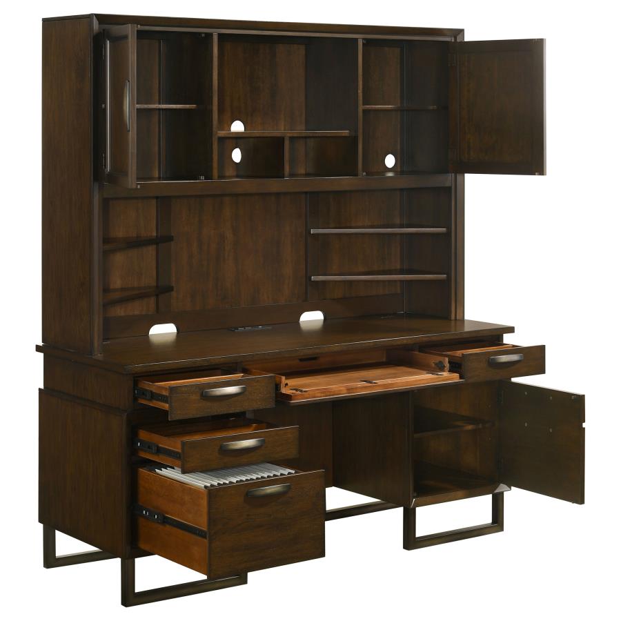 Marshall Brown Hutch - furniture place usa