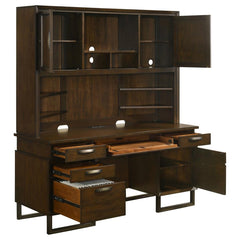 Marshall Brown Hutch - furniture place usa
