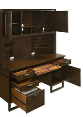 Marshall Brown Hutch - furniture place usa