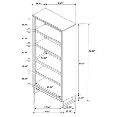 Marshall Brown Bookcase - furniture place usa