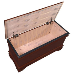 Pablo Brown Cedar Chest - furniture place usa