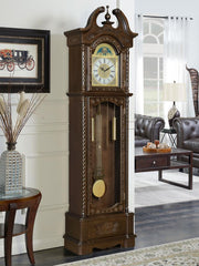 Cedric Brown Grandfather Clock - furniture place usa