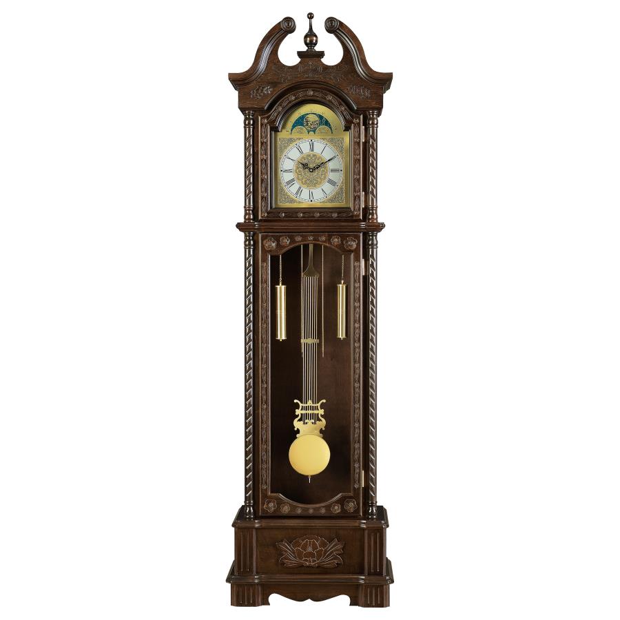 Cedric Brown Grandfather Clock - furniture place usa
