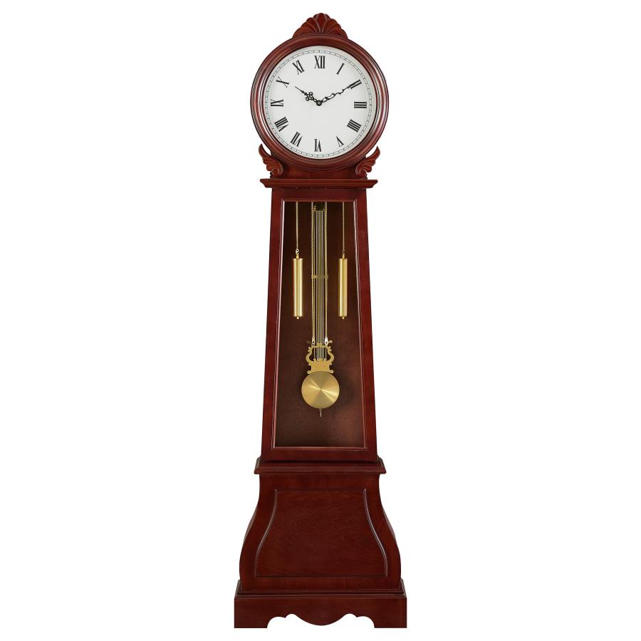 Narcissa Brown Grandfather Clock - furniture place usa
