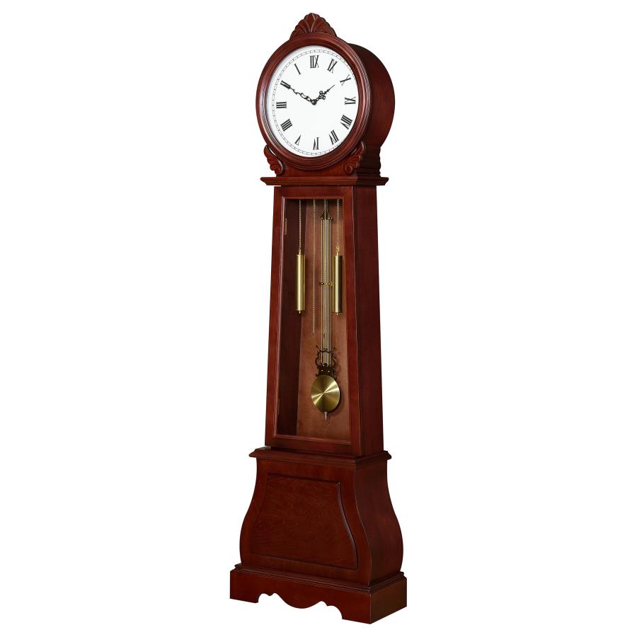 Narcissa Brown Grandfather Clock - furniture place usa