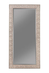 Rollins Silver Floor Mirror - furniture place usa