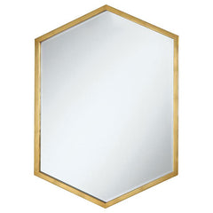 Bledel Gold Wall Mirror - furniture place usa