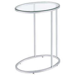 Kyle Silver Side Table - furniture place usa