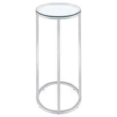 Kyle Silver Side Table - furniture place usa