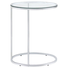 Kyle Silver Side Table - furniture place usa