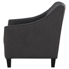 Liam Black Chair - furniture place usa