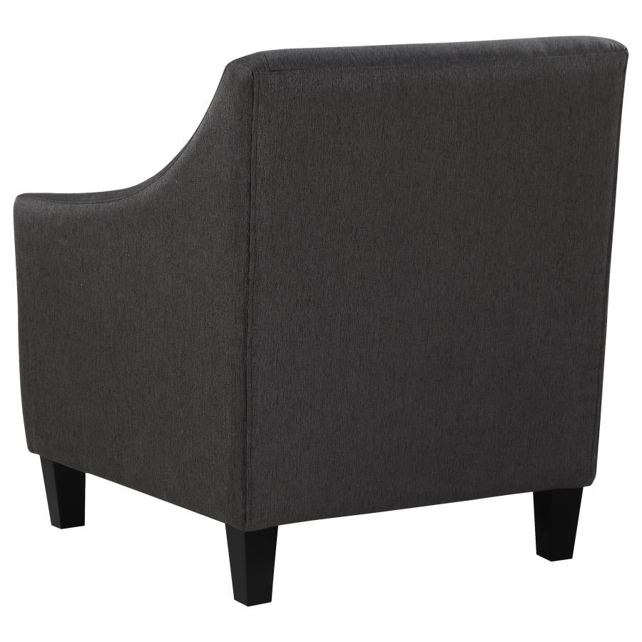 Liam Black Chair - furniture place usa