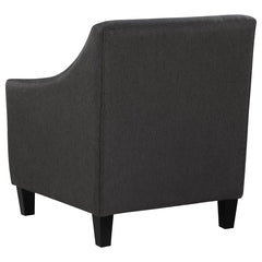 Liam Black Chair - furniture place usa