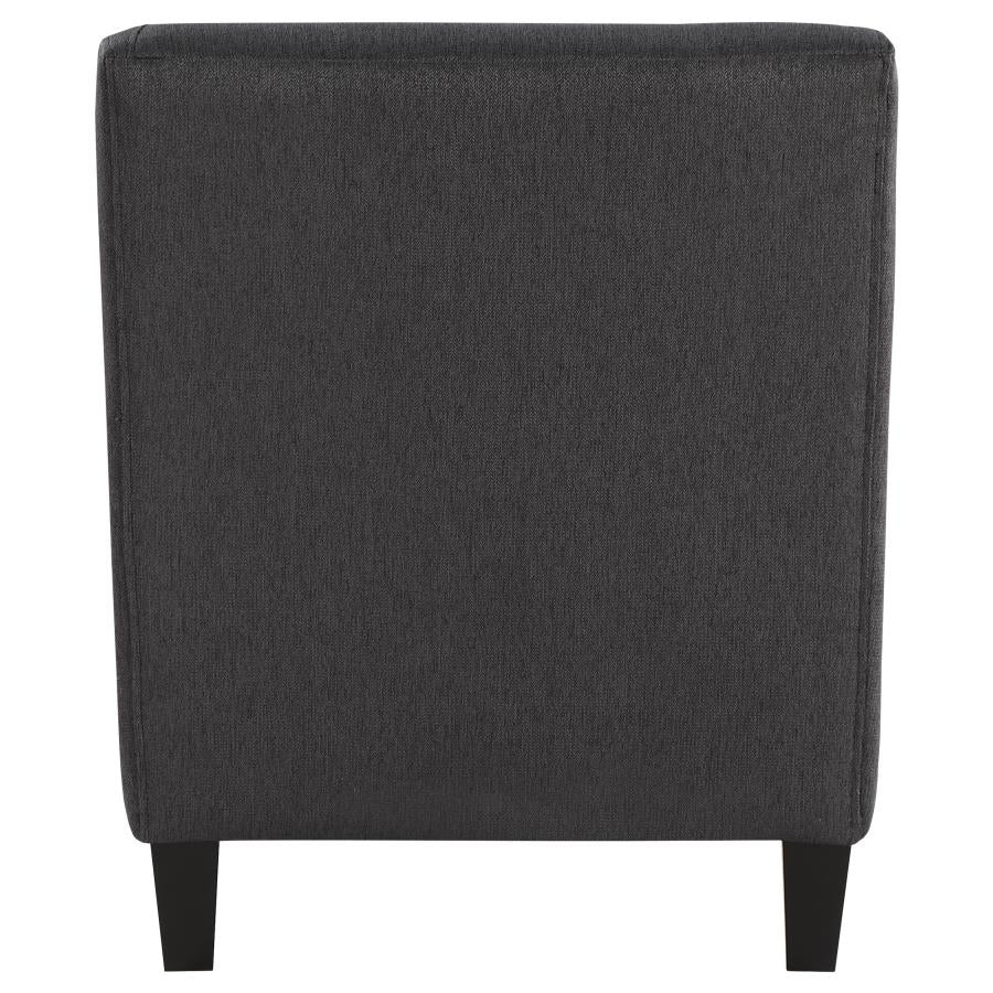 Liam Black Chair - furniture place usa