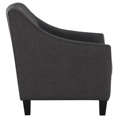 Liam Black Chair - furniture place usa
